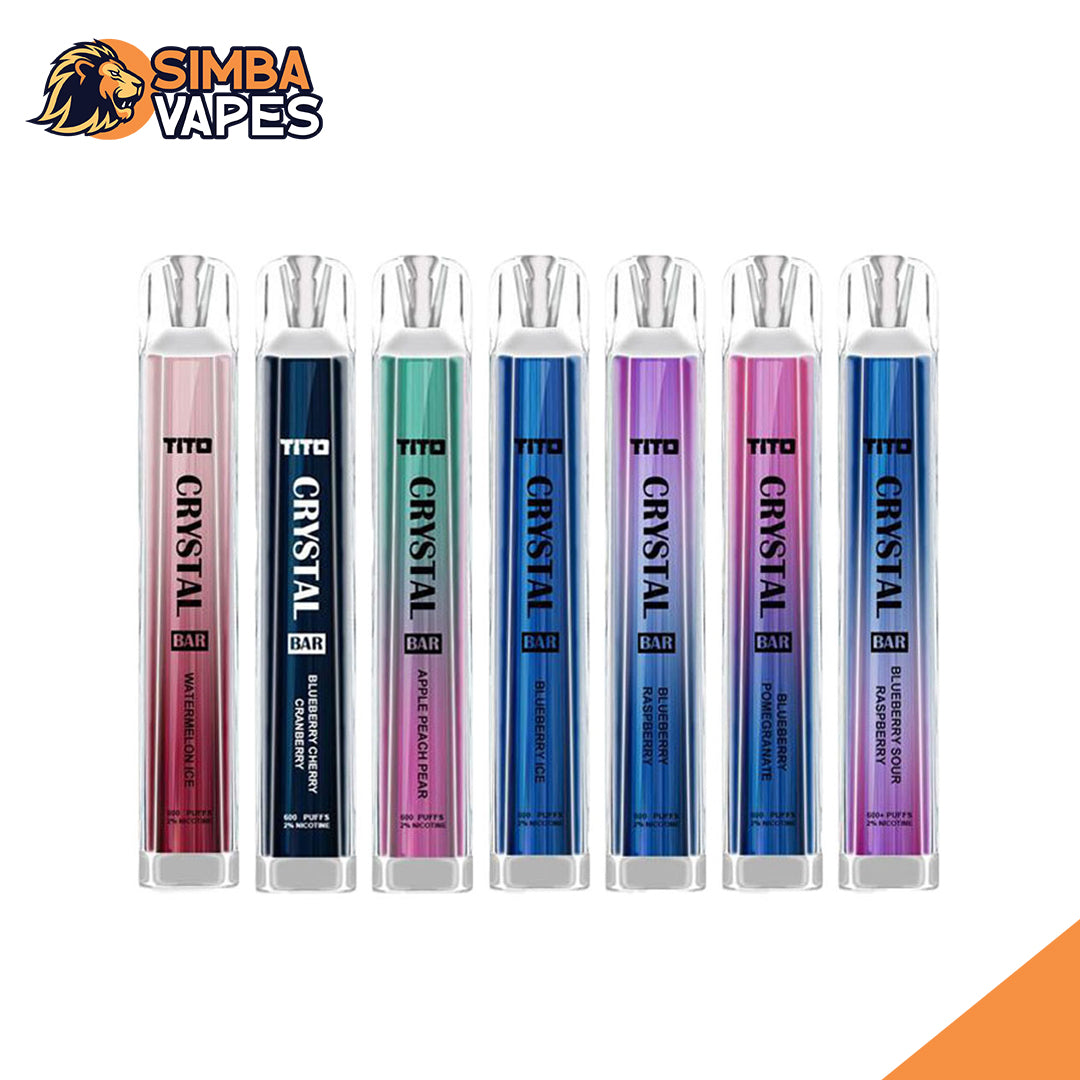 Tito Crystal Bar 600 Puffs Disposable Vape