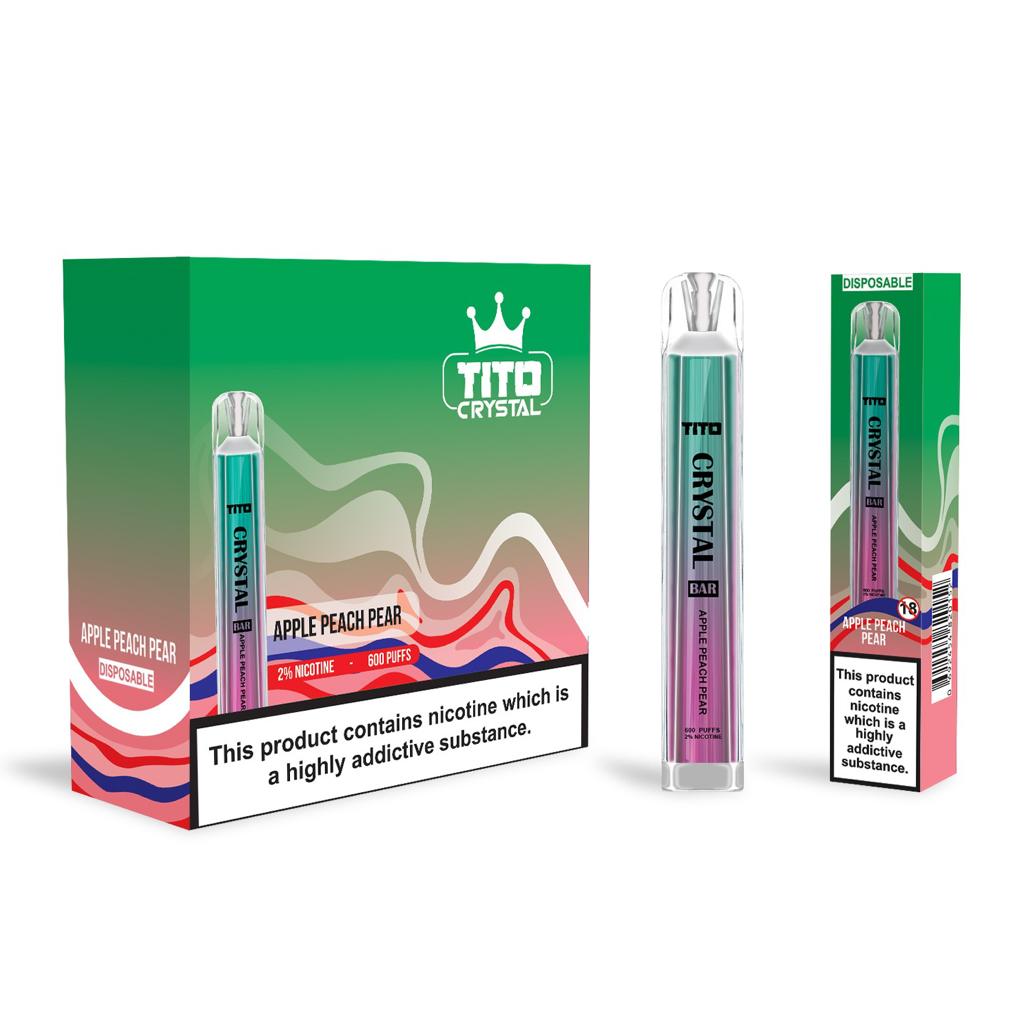 Tito Crystal Bar 600 Puffs Disposable Vape