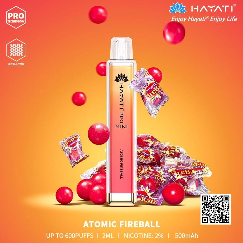 Hayati Pro Mini 600 Puffs Pack of 10