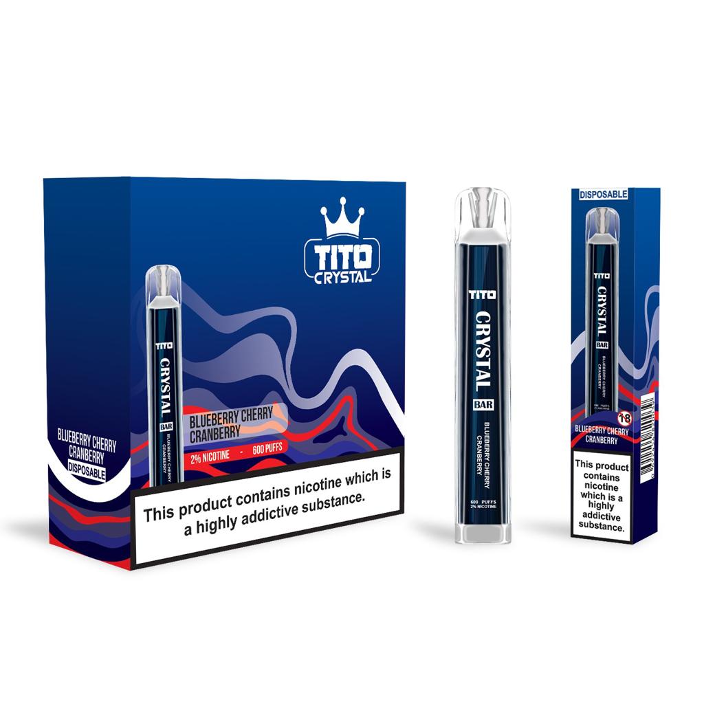 Tito Crystal Bar 600 Puffs Disposable Vape