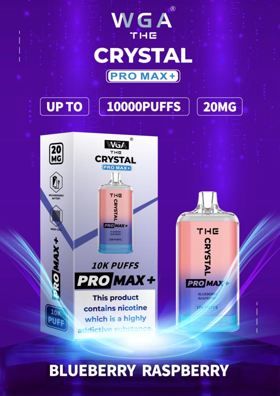 The Crystal Pro Max + 10000 Disposable Vape Pod