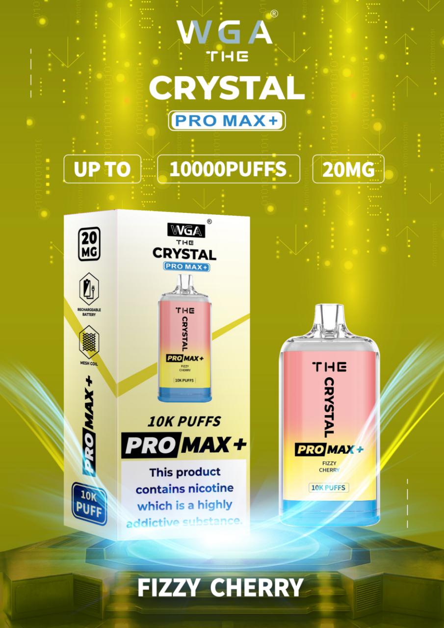 The Crystal Pro Max + 10000 Disposable Vape Pod