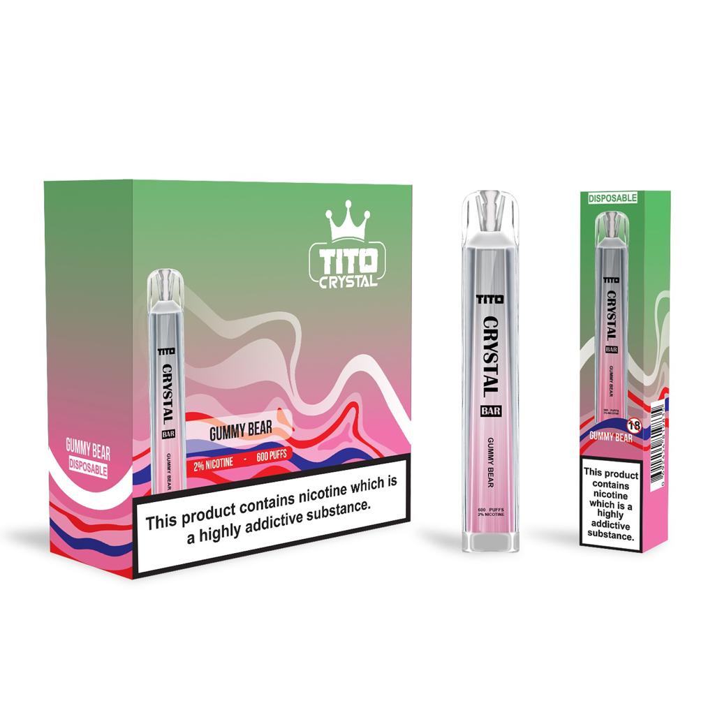 Tito Crystal Bar 600 Puffs Disposable Vape