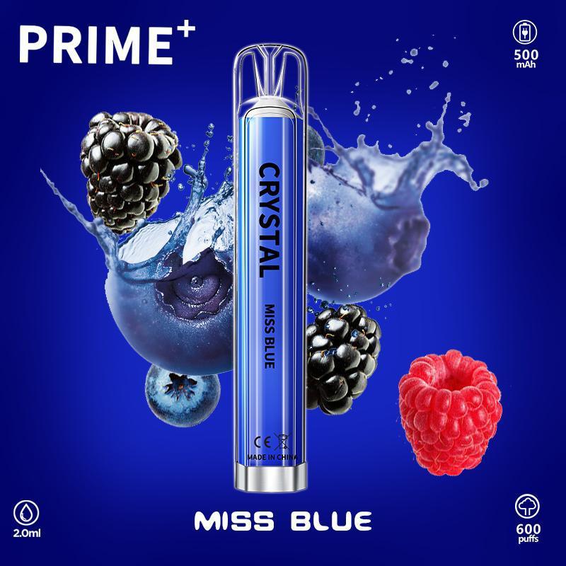 Crystal Prime Plus 600 Puffs Pack of 10