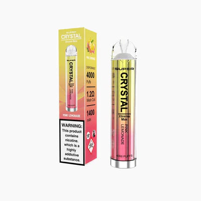 Super Crystal Xtreme Max 4000 Disposable Vape Pod Pack of 10