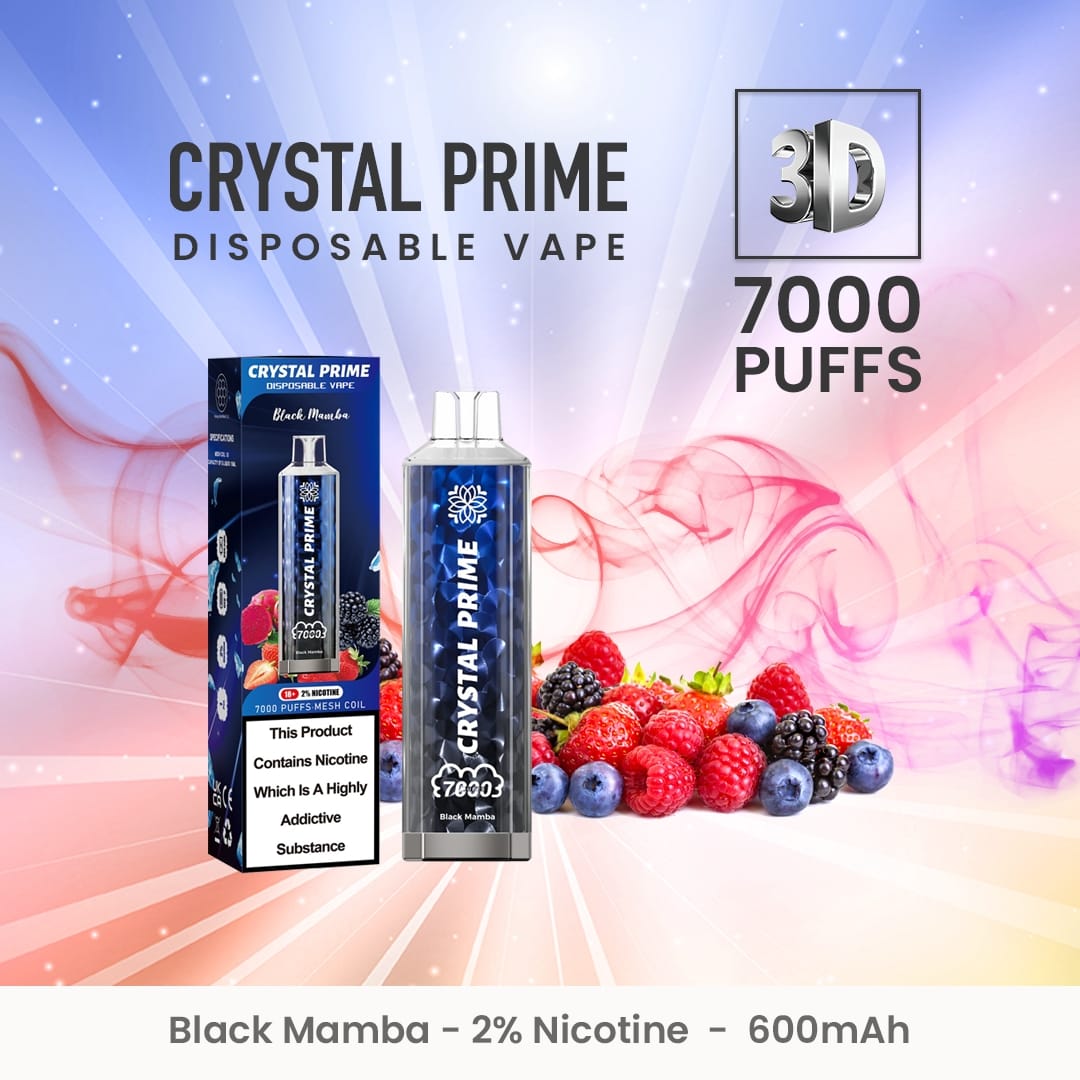 Crystal Prime 7000 Disposable Vape Puff Pod Device