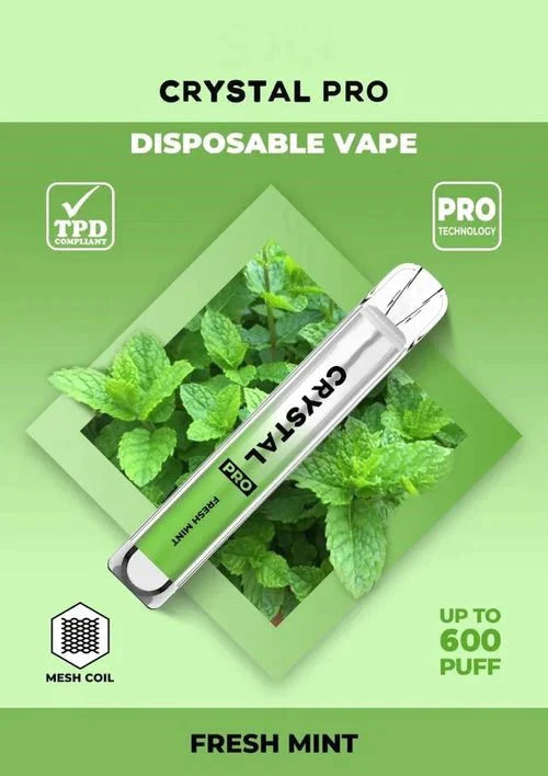 Crystal Pro Bar 600 Puffs Disposable Vape - simbavapes