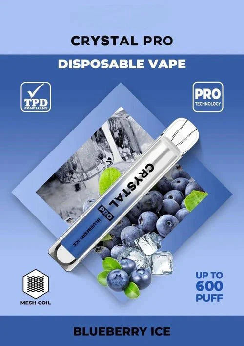 Crystal Pro Bar 600 Puffs Disposable Vape - simbavapes