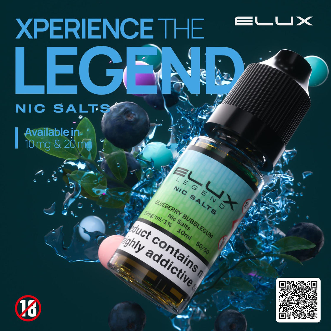 Elux Legend Nic Salt-10ml E-liquids - Box of 10 - #Simbavapes#