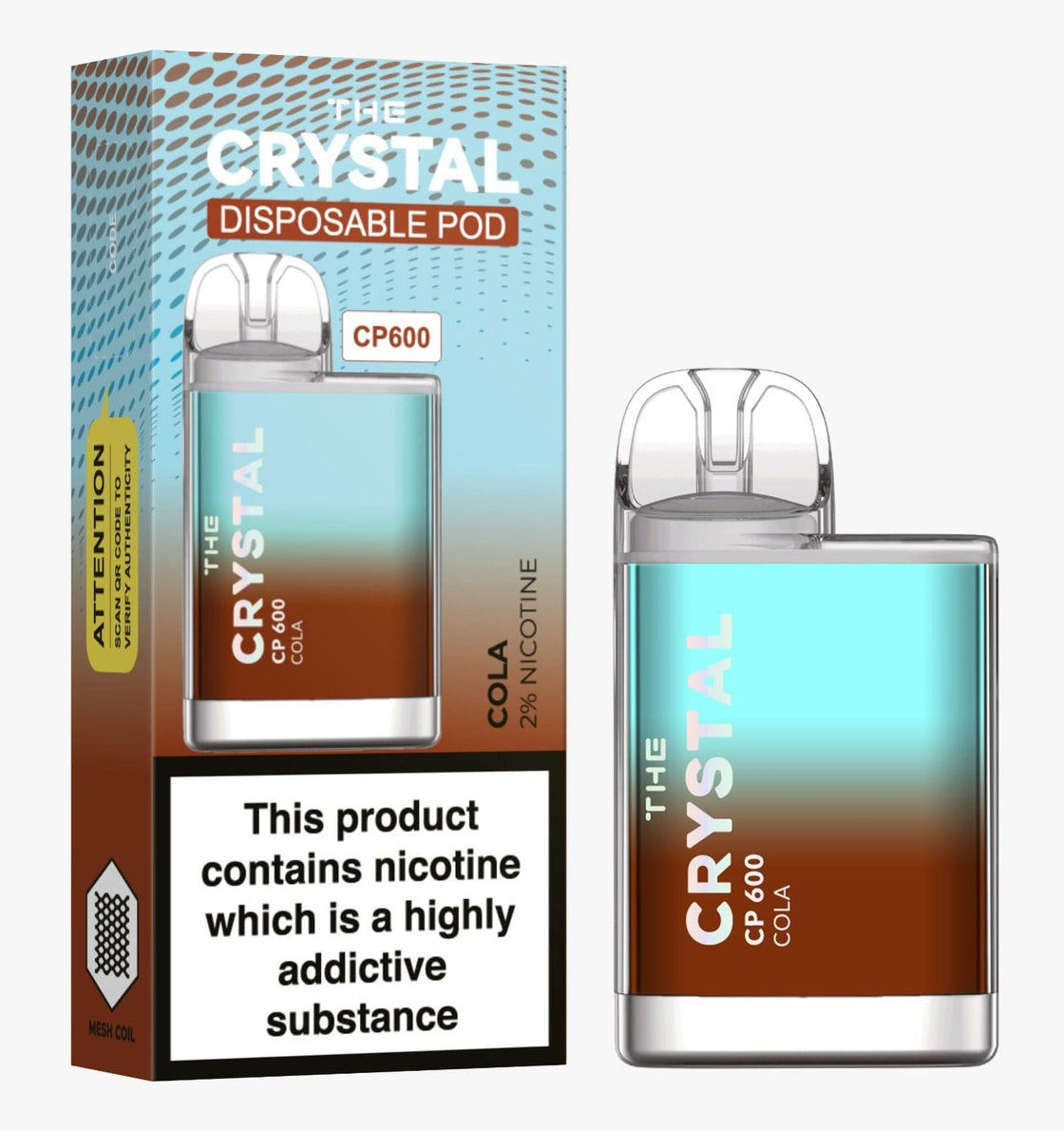 The Crystal CP600 Disposable Vape Puff Bar Mini Pod - #Simbavapes#