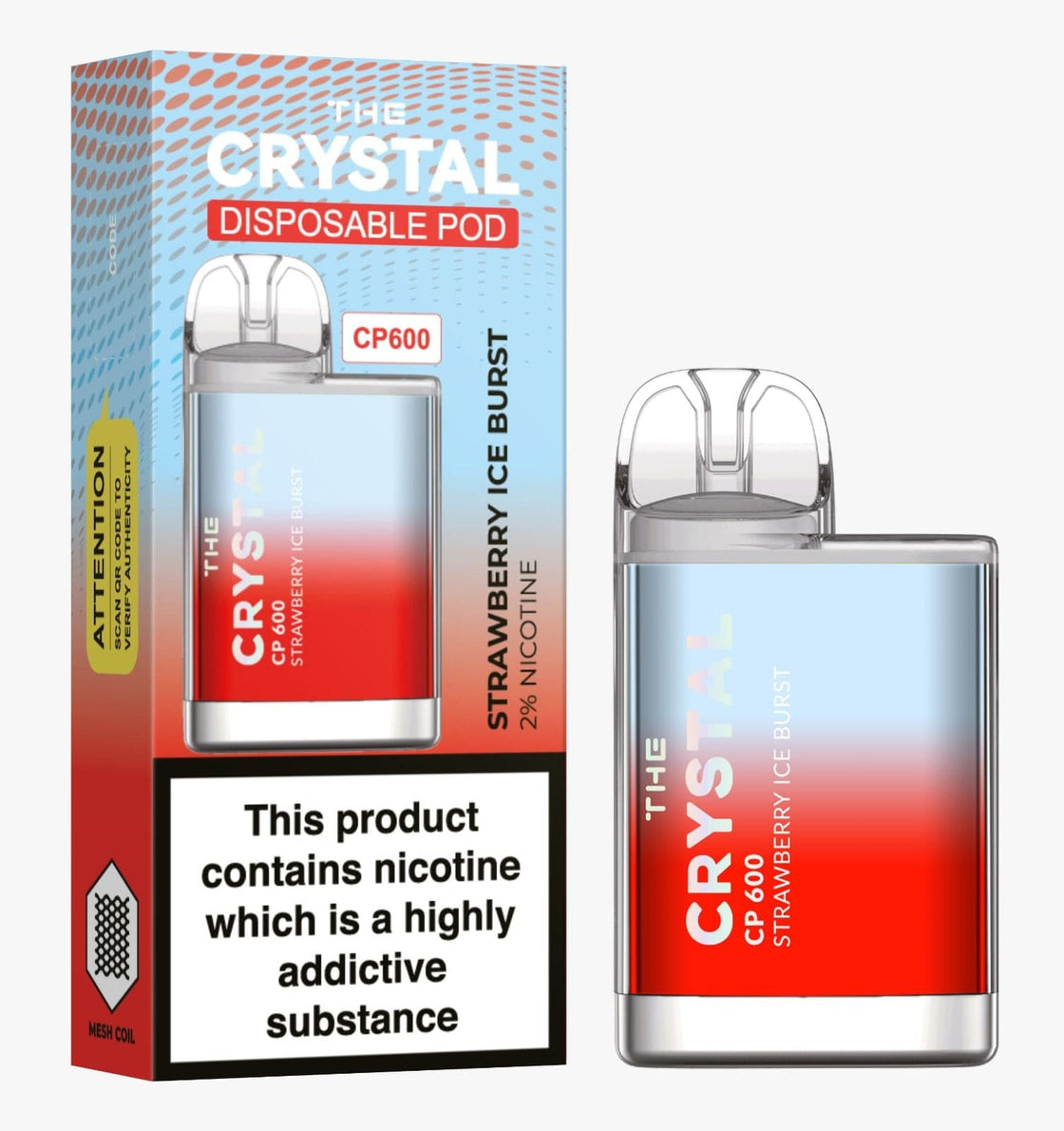 The Crystal CP600 Disposable Vape Puff Bar Mini Pod - #Simbavapes#