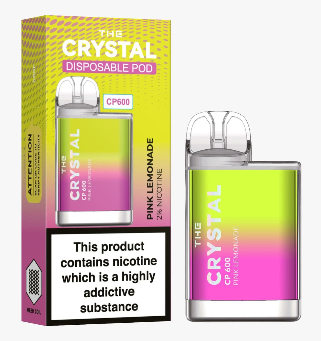 The Crystal CP600 Disposable Vape Puff Bar Mini Pod - #Simbavapes#